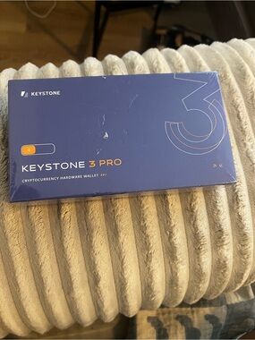 New/Sealed Keystone 3 Pro Cryptocurrency Hardware Wallet - Blue